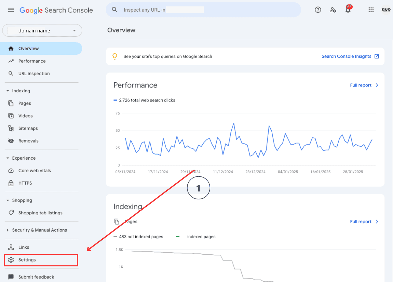 How to add user to google search console