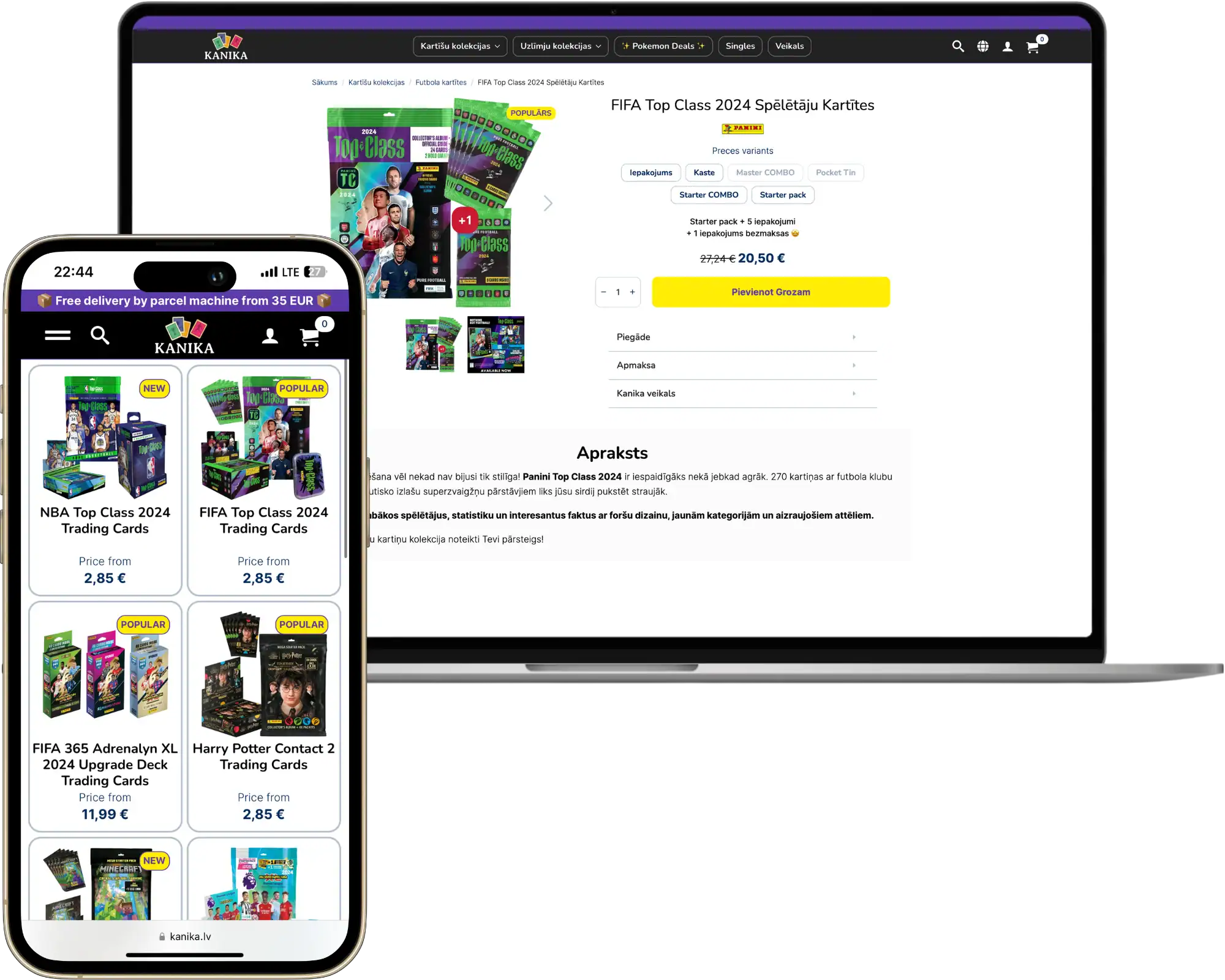 Kanika Website development UI UX design Ecommerce solutions quo build portfolio desktop phone view