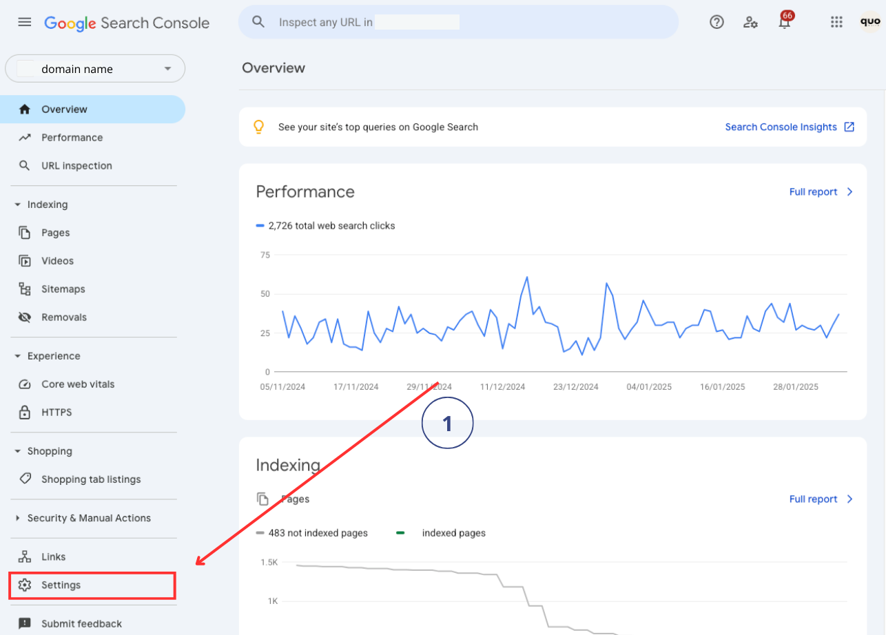 How to add user to google search console