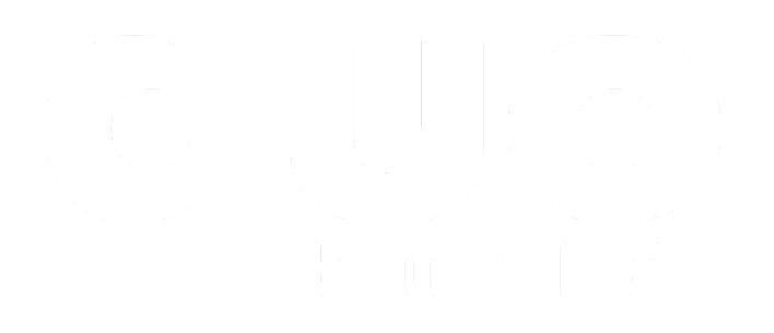 quobuild white logo